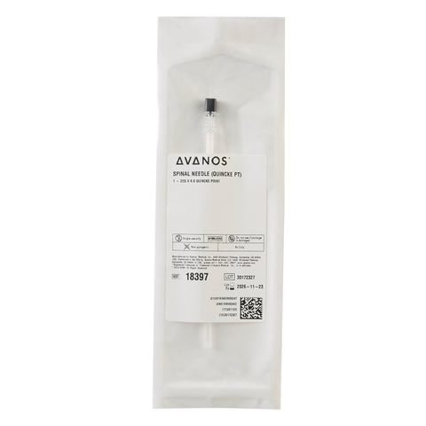 Spinal Needle AVANOS* Quincke Style 22 Gauge 6 Inch Length Sterile #18397