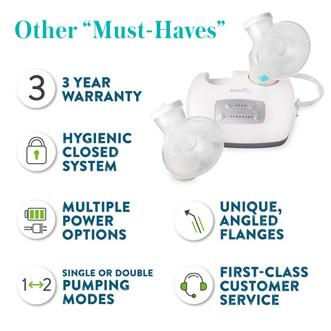 Deluxe Double Electric Breast Pump #EVF5164115
