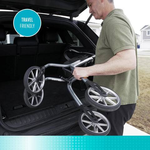 Trust Care Let's Move Rollator #4800-BL, 1 EACH