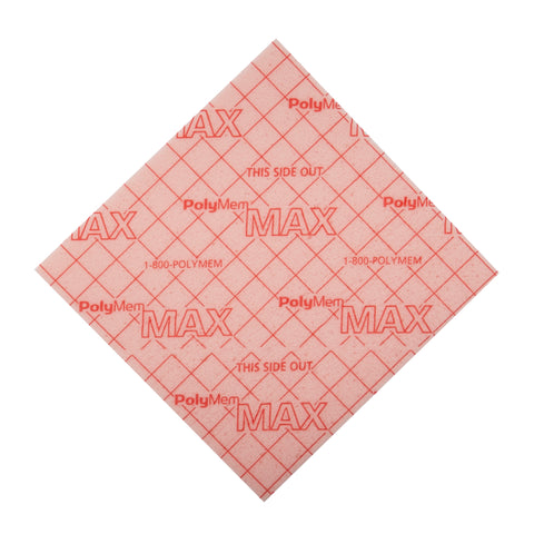 Ferris Manufacturing Foam Dressing PolyMem® Max® 4-1/2 X 4-1/2 Inch Without Border Film Backing Nonadhesive Square Sterile #5045