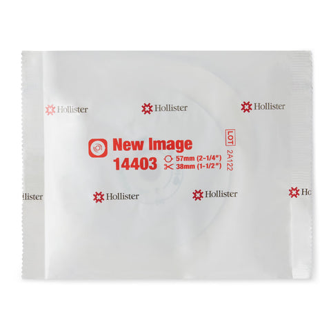 Ostomy Barrier FlexWear™ Trim to Fit, Standard Wear Adhesive Tape 57 mm Flange Red Code System Hydrocolloid Up to 1-1/2 Inch Opening #14403