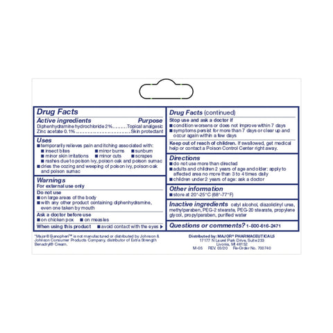 Itch Relief Banophen™ 2% - 0.1% Strength Cream 30 Gram Tube #00904535431