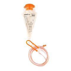 Enteral Feeding Pump Bag Set with ENFit® Connector Infinity® Orange™ 100 mL Silicone NonSterile ENFit® Connector