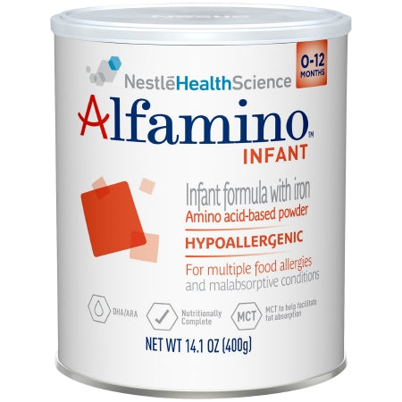 Infant Formula Alfamino® Unflavored 14.1 oz. Can Powder Amino Acid Food Allergies