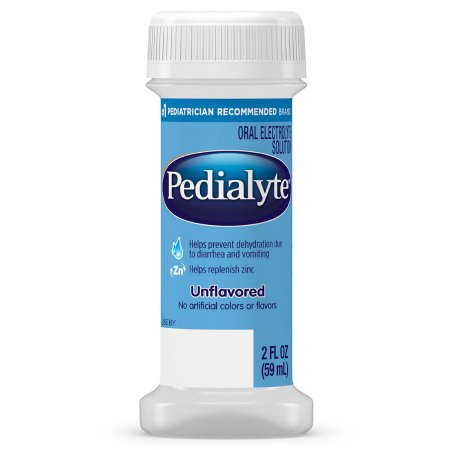 Oral Electrolyte Solution Pedialyte® Classic Unflavored 2 oz. Electrolyte