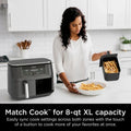 Ninja Foodi 6-In-1, 8 Quart 2-Basket Air Fryer with Dualzone Technology