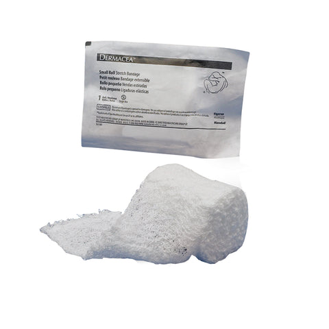 Fluff Bandage Roll Dermacea™ Gauze 6-Ply  Roll Shape Sterile