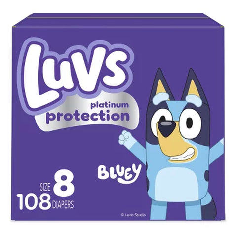 Luvs Pro Level Leak Protection Diapers, Sizes: 1-8