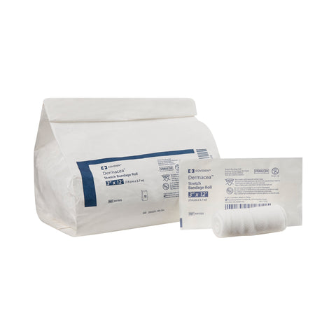 Conforming Bandage Dermacea™ Cotton / Polyester 1-Ply Roll Shape Sterile
