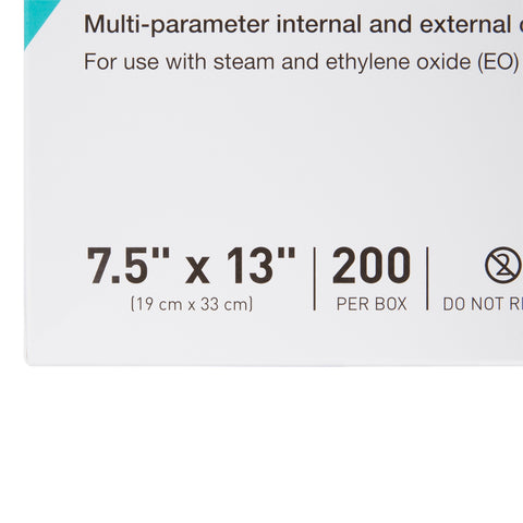 Sterilization Pouch McKesson Argent™ Sure-Check® Ethylene Oxide (EO) Gas / Steam 7-1/2 X 13 Inch Transparent / Blue Self Seal Paper / Film #73-SSP383