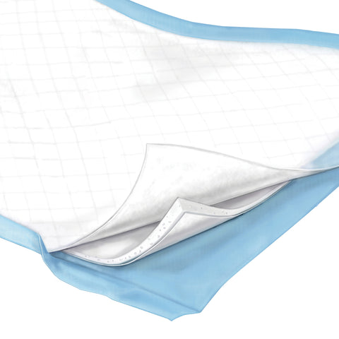 Disposable Underpad Wings™ Breathable Plus Low Air Loss 30 X 36 Inch Fluff / Polymer Heavy Absorbency #984