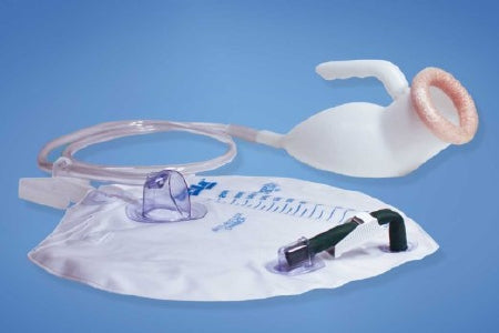 Male Urinal System Advantage Comfort 2 Liter Drain Bag One Way Valve Single Patient Use