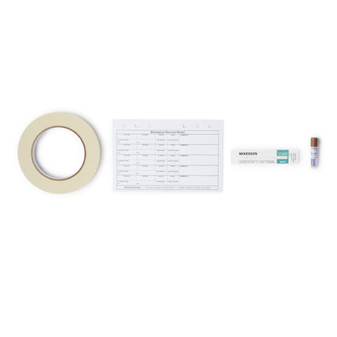 McKesson Self-Contained BI Starter Kit Dry Block Incubator with Vial Crusher, Steam Self-Contained Biological Indicators, Biological Record Notebook, Steam Tape, Steam Sterilization Indicator, Education CD-ROM #73-SK115