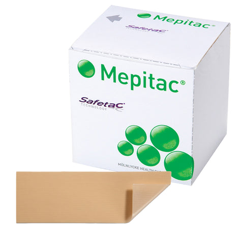 Medical Tape Mepitac® Skin Friendly Silicone Tan NonSterile