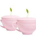 Jardin and Hanami Variety Tea Set with 2 Café Cups and 2 Tea Trays