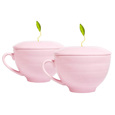 Jardin and Hanami Variety Tea Set with 2 Café Cups and 2 Tea Trays