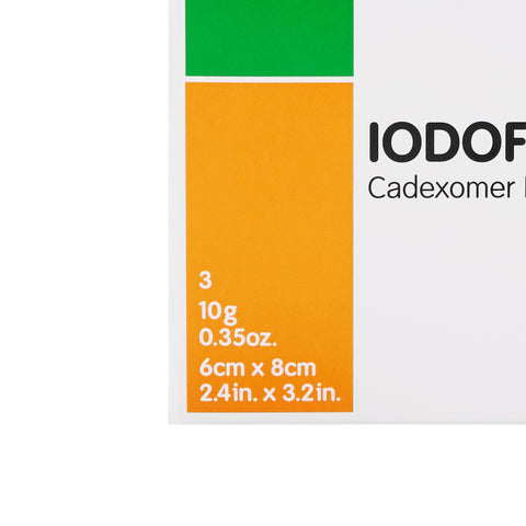 Smith & Nephew Iodophor Impregnated Dressing Iodoflex™ Pad Rectangle 2-1/8 X 3 Inch Sterile #6602134010