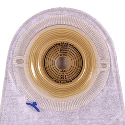 Coloplast Urostomy Pouch Assura® 12993 One-Piece System 10-3/4 Inch Length Convex, Pre-Cut 7/8 Inch Stoma Drainable