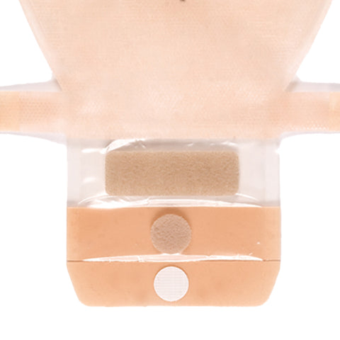 Coloplast Colostomy Pouch Assura® 15869 One-Piece System 11-1/2 Inch Length Flat, Trim to Fit 3/8 to 2-1/4 Inch Stoma Drainable