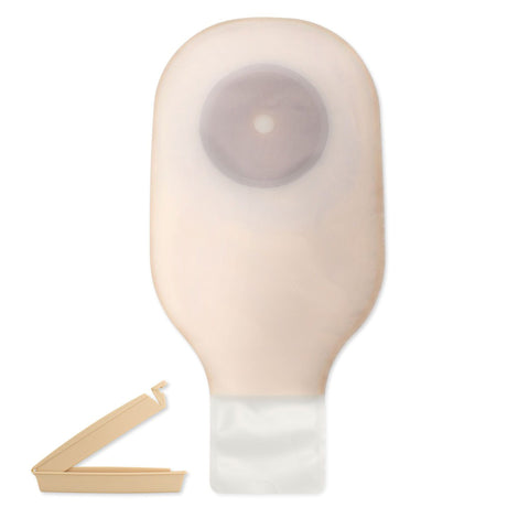 Hollister Ostomy Pouch Premier™ Flextend™ 8651 One-Piece System 12 Inch Length Trim To Fit 2-1/2 Inch Stoma Drainable