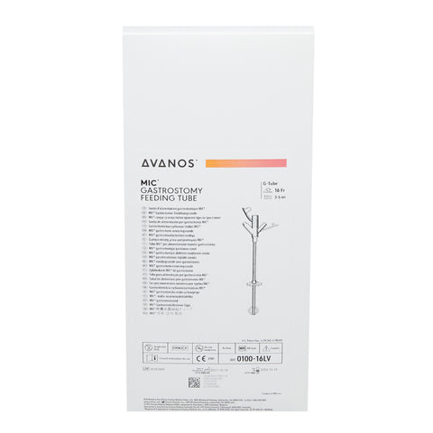 Avanos Medical Sales Gastrostomy Feeding Tube MIC® 16 Fr. Silicone Sterile #0100-16LV