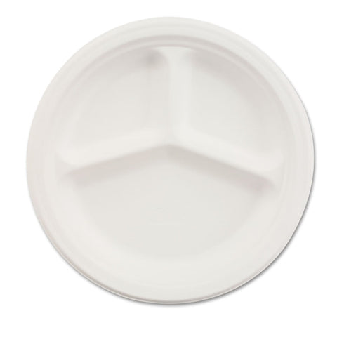 Plate Chinet® Paper White Single Use #HUH21204CT
