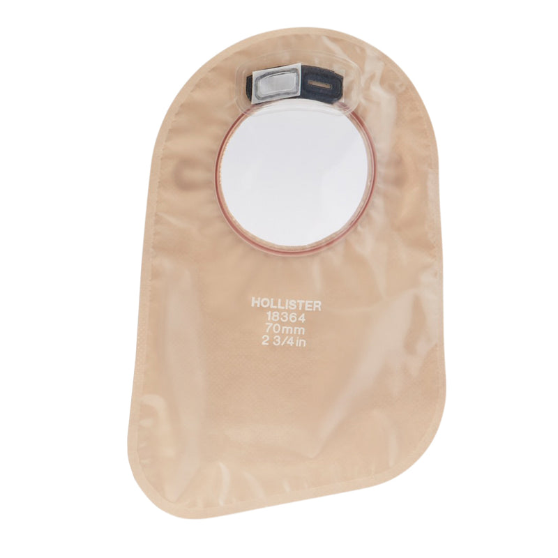 Hollister Ostomy Pouch 18364 New Image™ Two-Piece System 9 Inch Length Closed End