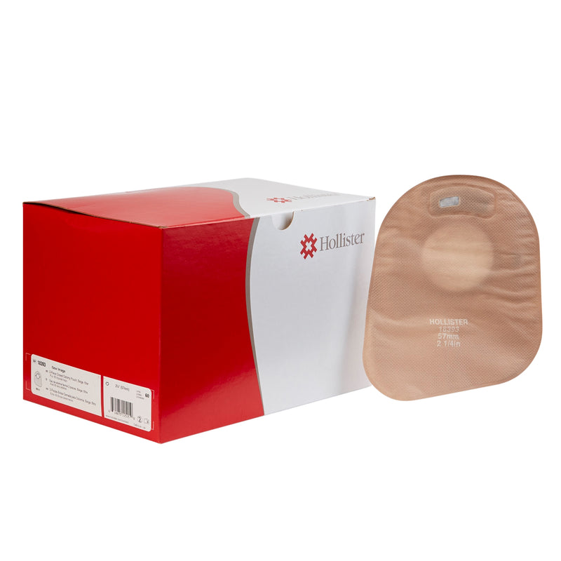 Hollister Ostomy Pouch 18393 New Image™ Two-Piece System 7 Inch Length Closed End