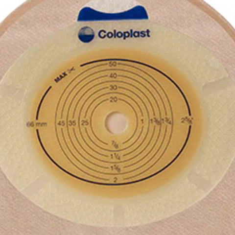 Coloplast Ostomy Pouch SenSura® 15531 EasiClose™ One-Piece System 11-1/2 Inch Length, Maxi Flat, Trim to Fit 3/8 to 3 Inch Stoma Drainable