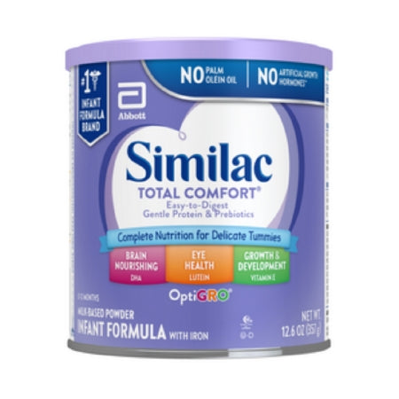 Infant Formula Similac Total Comfort™ Unflavored 12.6 oz. Can Powder Iron Lactose Sensitivity