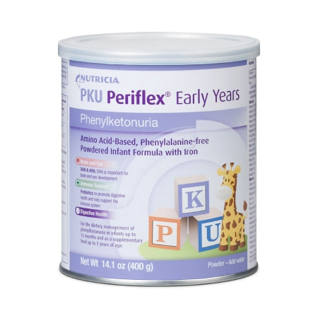 Infant Formula PKU Periflex® Early Years Unflavored 14.1 oz. Can Powder Amino Acid / Iron Phenylketonuria (PKU)