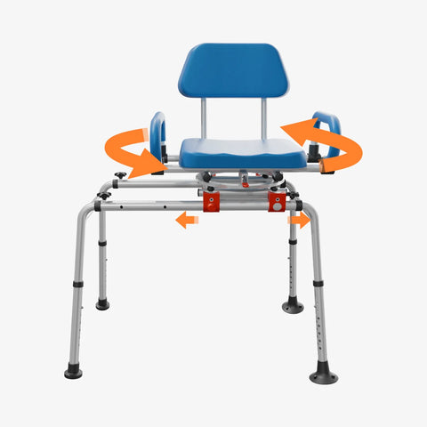 SWIVEL TUB TRANSFER BENCH #AX19
