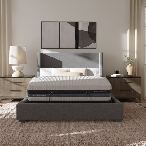 12" Iflip Sonoma Memory Foam Mattress with Adjustable Power Base