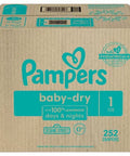 Pampers Baby Dry Diapers, Sizes 1-7