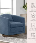 Details by Becki Owens Isla Upholstered Swivel Chair
