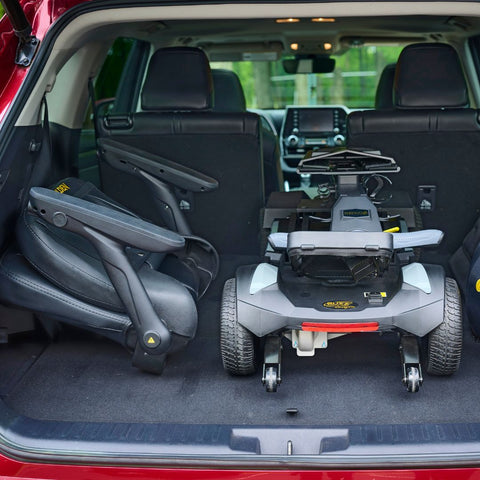 Buzz CarryOn 4wheel – 400 lbs. capacity – 12.5 & 6.5 amp Lithium Batteries Included #GB220