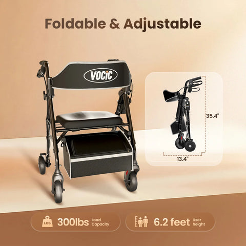 ADJUSTABLE SPEED ROLLATOR #Z63