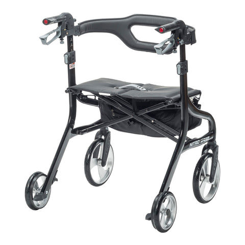 Drive Medical Nitro® Sprint Heavy-Duty Rollator, 1 EA (#102662BK-HD)
