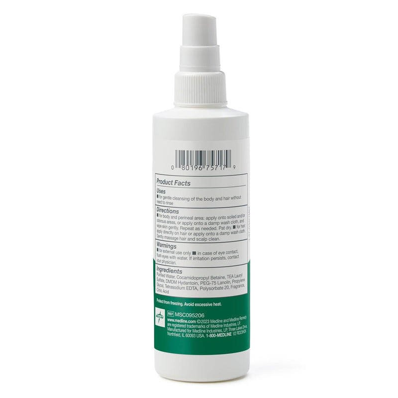 Medline Remedy Essentials No-Rinse Spray Skin Cleanser