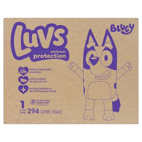 Luvs Pro Level Leak Protection Diapers, Sizes: 1-8