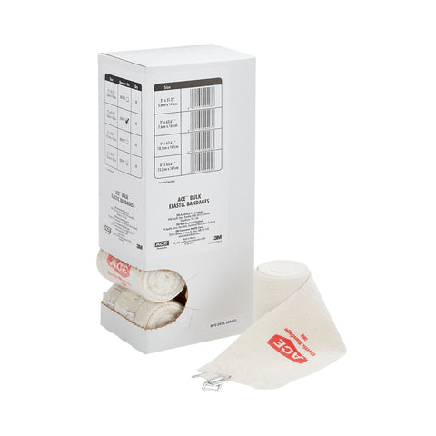 Elastic Bandage 3M™ ACE™  Standard Compression Clip Detached Closure Tan NonSterile