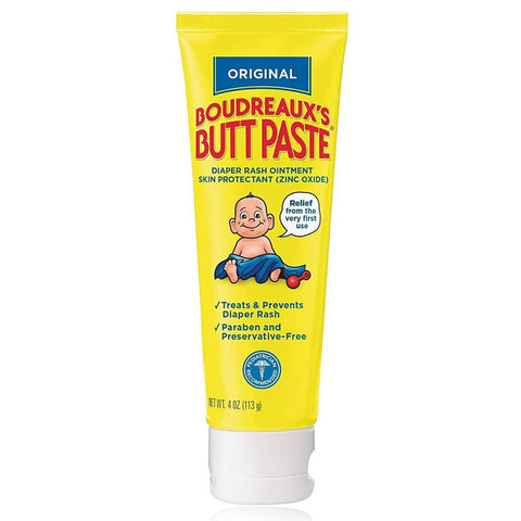 Diaper Rash Treatment Boudreaux's Butt Paste® 4 oz. Tube Scented Cream #62103033304