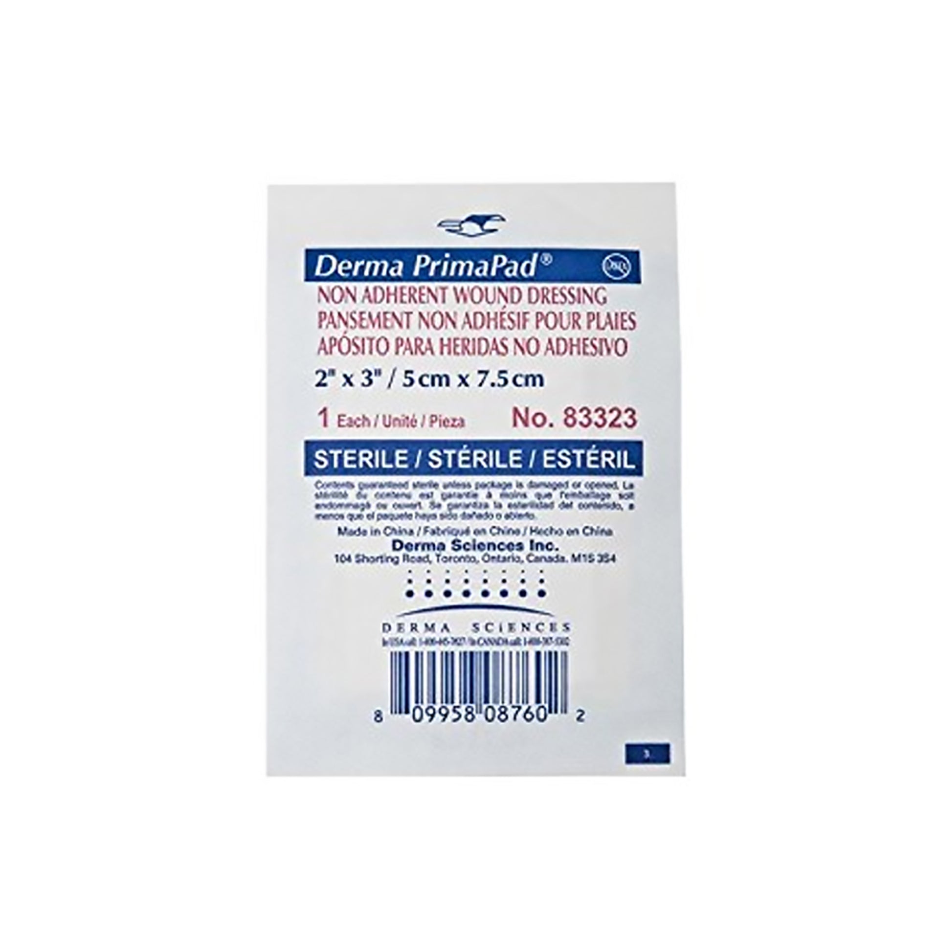 Non-Adherent Dressing Primapad® Gauze 2 X 3 Inch Sterile – Gilgal Medical Supplies Inc