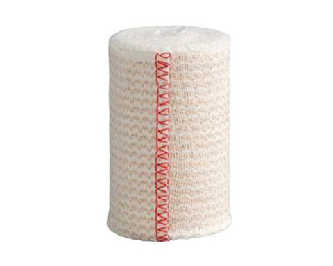 Elastic Bandage Cardinal Health™  Standard Compression Double Hook and Loop Closure White Sterile