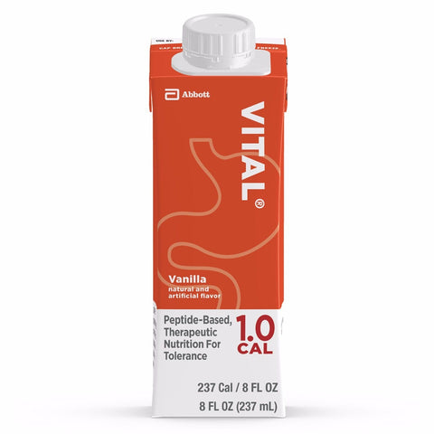 Oral Supplement Vital® 1.0 Cal Vanilla Flavor Liquid 8 oz. Reclosable Carton #64832