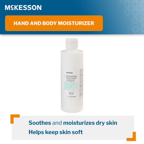 Hand and Body Moisturizer McKesson 8 oz. Bottle Baby Fresh Scent Lotion #70001500