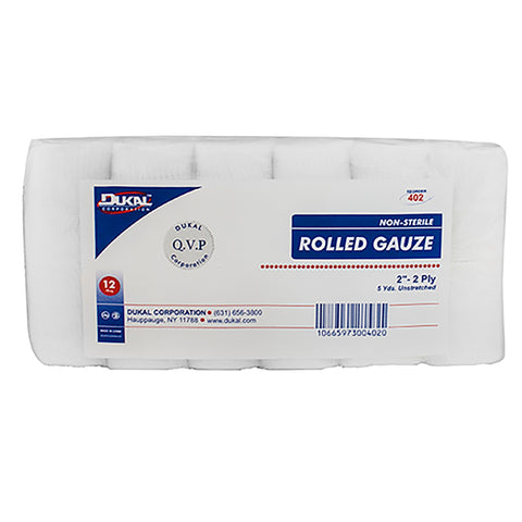 Conforming Bandage Dukal™ Cotton 2-Ply  Roll Shape NonSterile