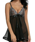 Women'S Sexy Lingerie Babydoll Sleepwear Underwear Lace Dress G-String Nightwear