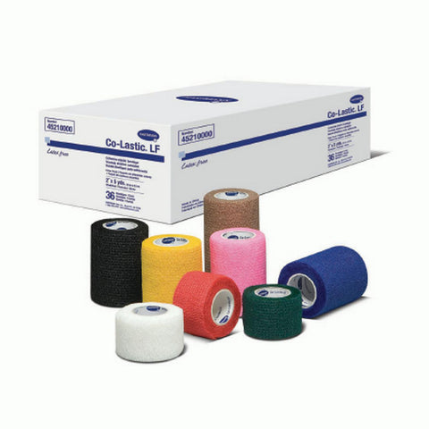 Cohesive Bandage Co-Lastic® Standard Compression Self-adherent Closure Assorted Colors NonSterile