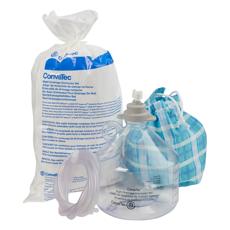ConvaTec Urinary Night Drainage System ConvaTec® Without Valve NonSterile 2,000 mL Plastic #027060